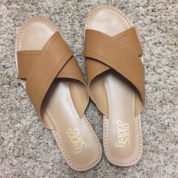 franco sarto slide sandals